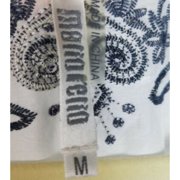 Monoreno Boho Peasant Tunic Blouse - Picture 7 of 8